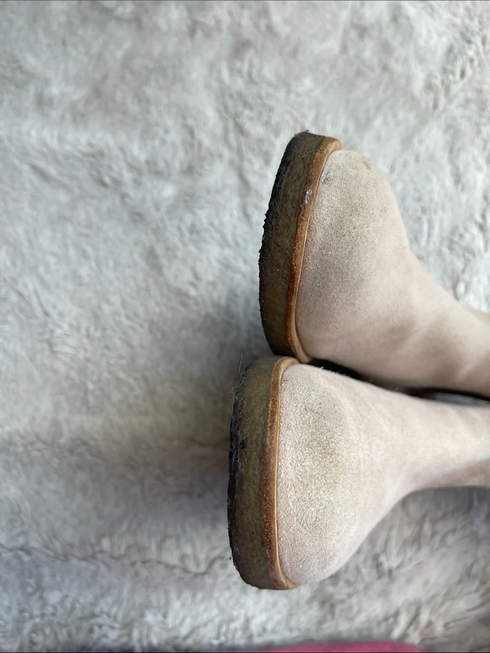 Revolve Common Projects Made in Italy Men Suede Chelsea Boots Size 10
